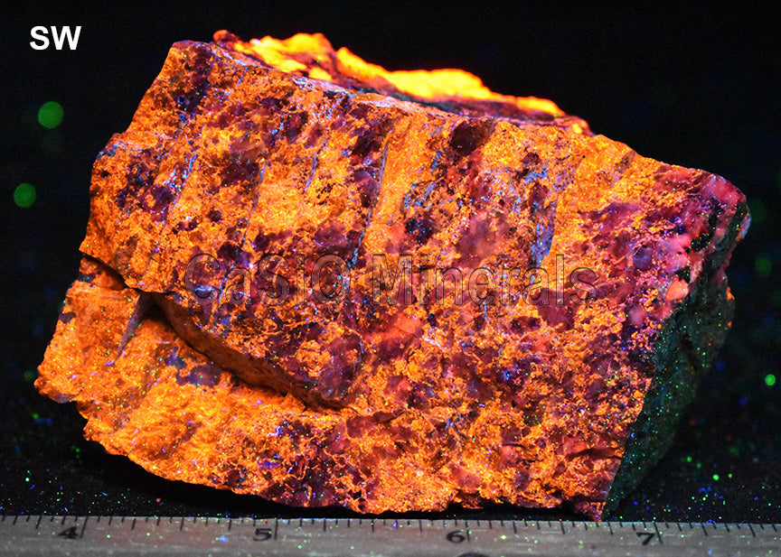 Sphalerite, Calcite