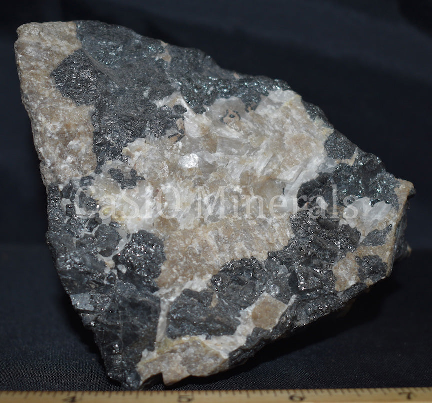 Hardystonite crystals, Calcite, Willemite