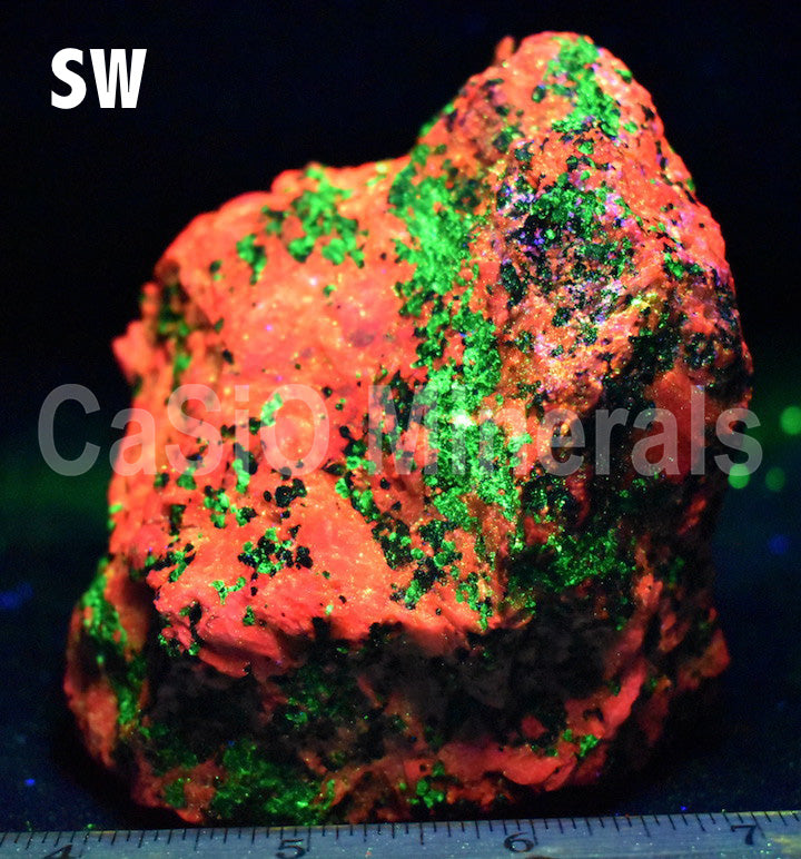 Sphalerite, Willemite, Calcite
