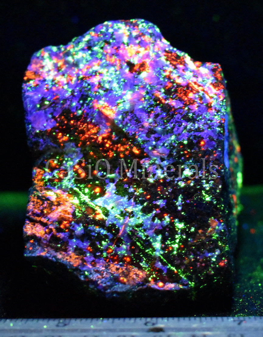 Hardystonite, Clinohedrite, Calcite, Willemite