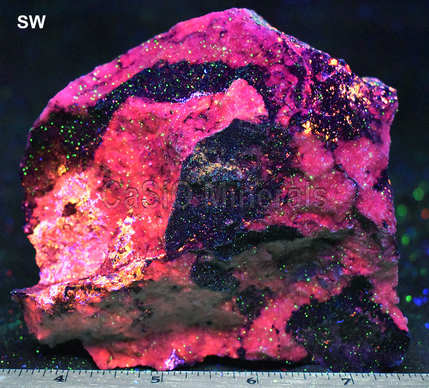 Sphalerite, Calcite