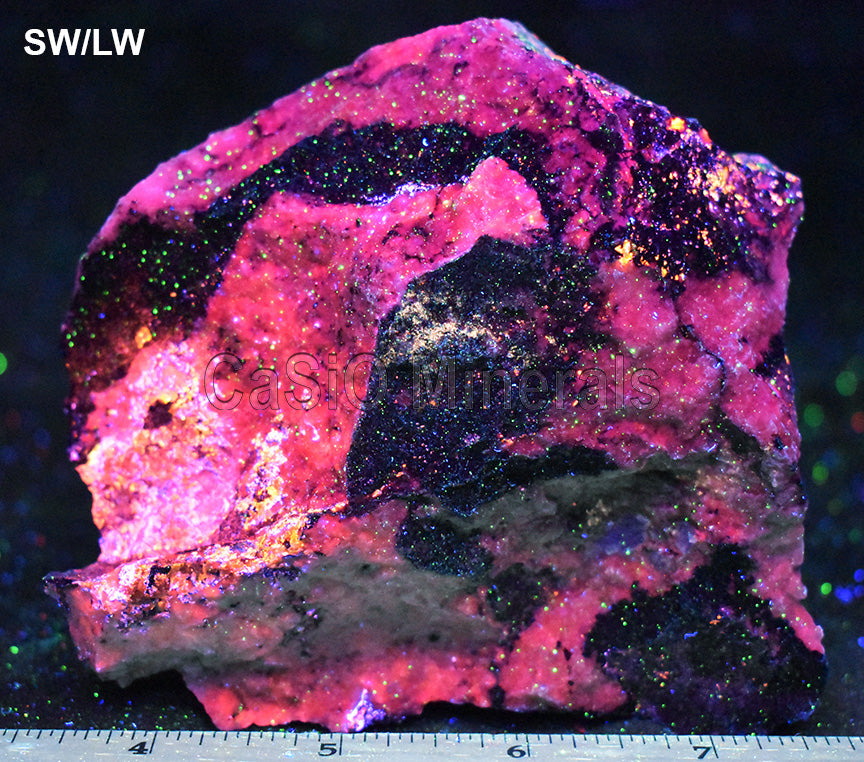 Sphalerite, Calcite