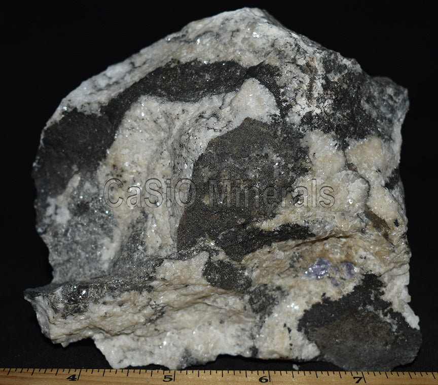 Sphalerite, Calcite