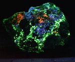 Fluorescent Bustamite (SW), Hardystonite, Clinohedrite, Willemite