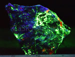 Glassy Hardystonite, Calcite, Willemite, Zincite (NF)