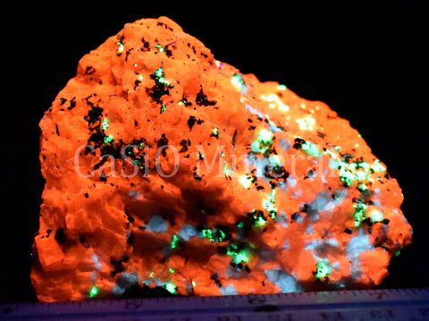 Barite, Willemite, Calcite