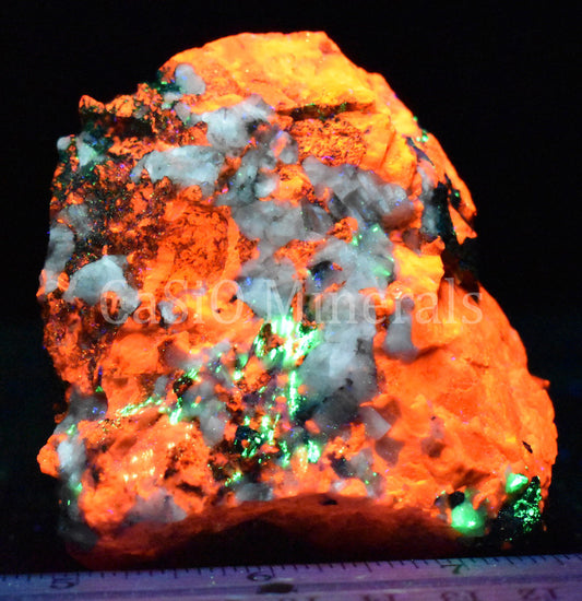 Barite, Calcite, Willemite