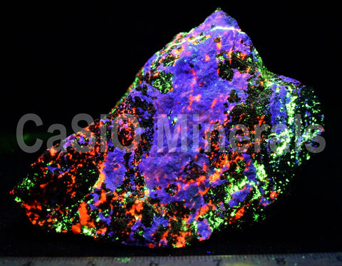 Hardystonite, Clinohedrite, Calcite, Willemite