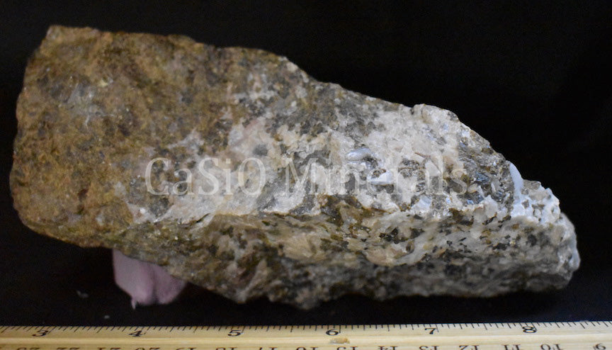 Fluorapatite, Hardystonite, Clinohedrite, Calcite, Willemite