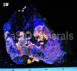 Sphalerite, Calcite