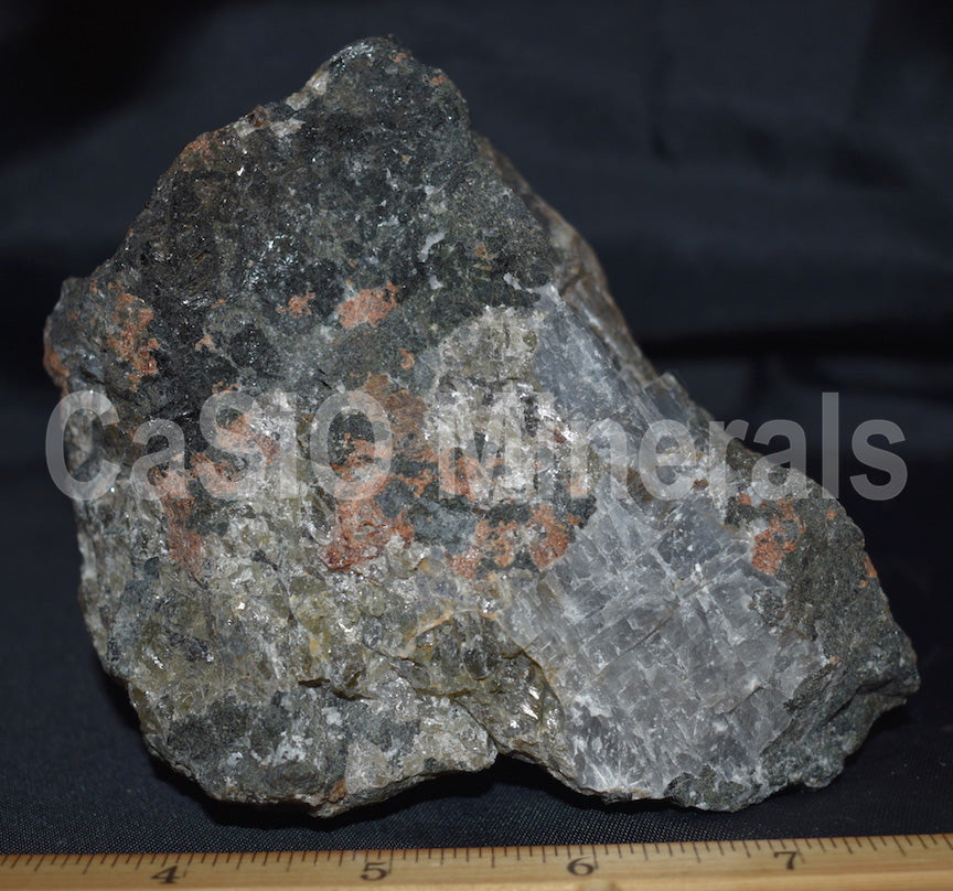 Sphalerite, Calcite