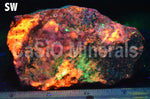 Sphalerite, Calcite