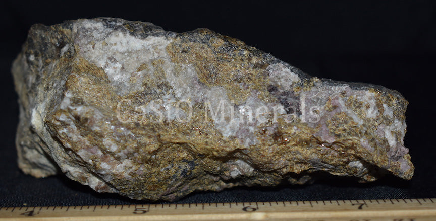 Hardystonite, Calcite, Bustamite (SW), Willemite