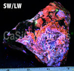 Sphalerite, Cleiophane, Calcite