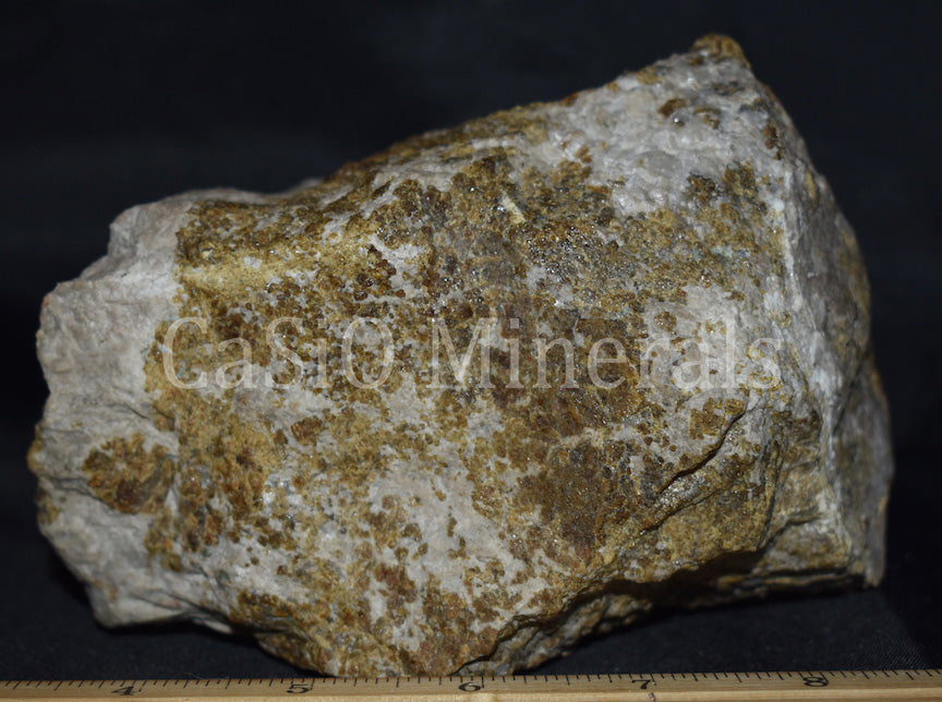 Large fluorescent Barite, Hardystonite, Calcite, Willemite