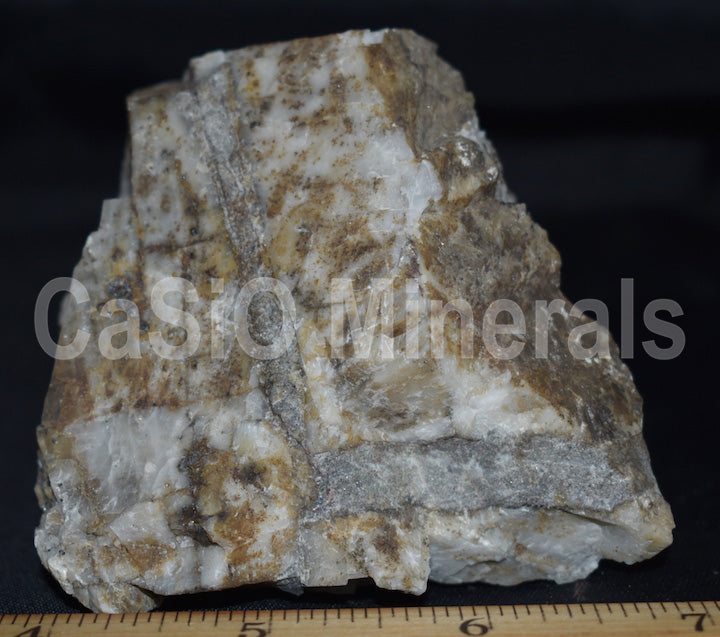 Sphalerite, Calcite