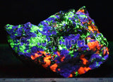 Fluorescent Fluorapatite, Hardystonite, Clinohedrite, Calcite, Willemite