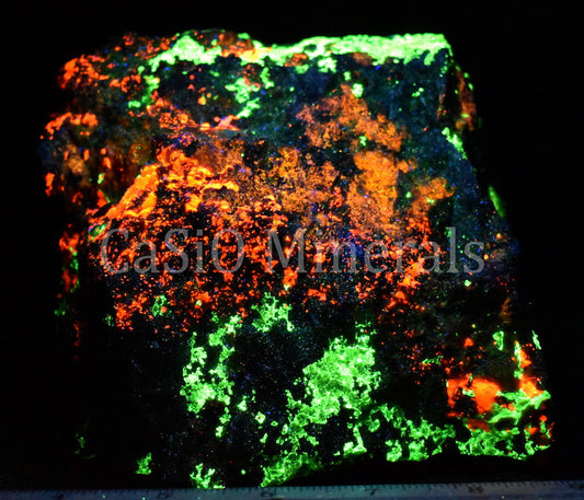 Large Clinohedrite, Calcite, Willemite