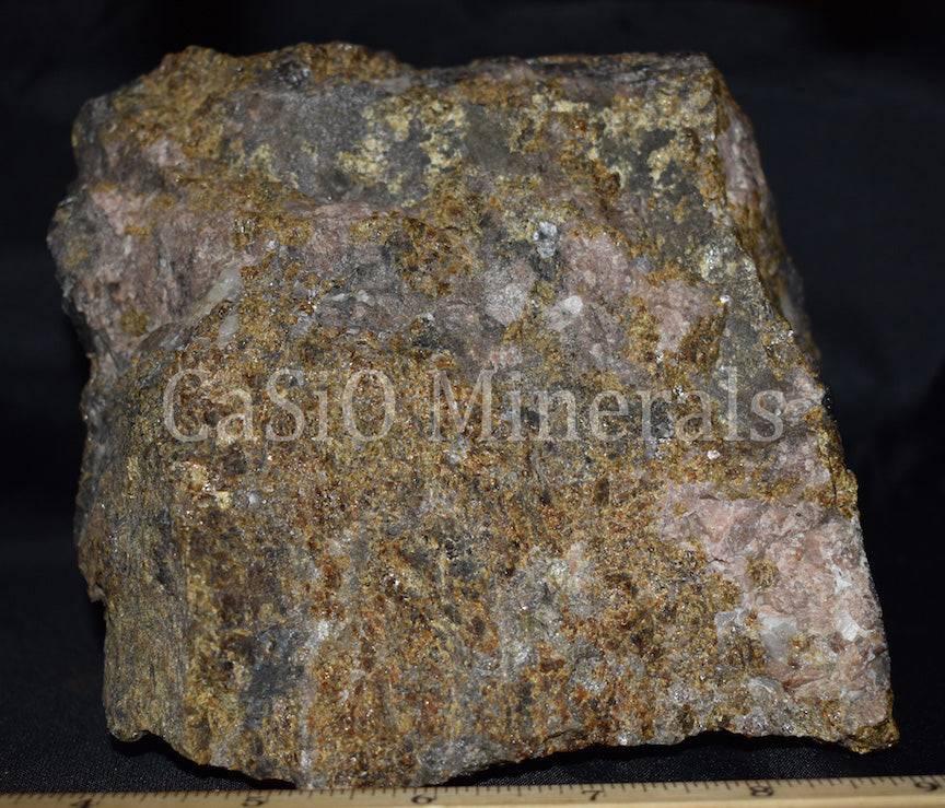 Large Clinohedrite, Calcite, Willemite