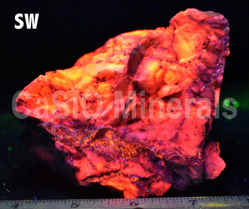 Sphalerite, Cleiophane, Calcite