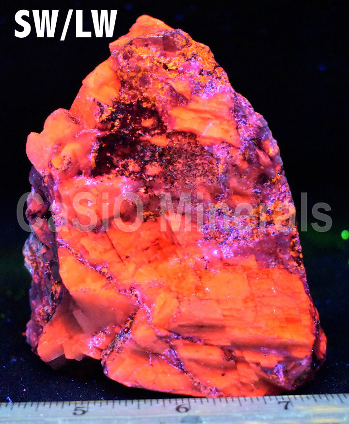 Sphalerite, Cleiophane, Calcite